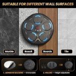 Music Boxing Machine, Boxing Machine Wall Mounted Music with Gloves, Smart Bluetooth Boxing Equipment, Boxing Music Workout Machine