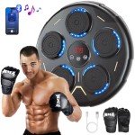 Music Boxing Machine, Boxing Machine Wall Mounted Music with Gloves, Smart Bluetooth Boxing Equipment, Boxing Music Workout Machine