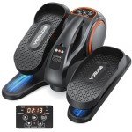 YOSUDA Under Desk Elliptical with 10 Level Resistances, Motorized Ellipse Leg Exerciser for Seniors Fully Assembled, Seated Pedal Exerciser with Remote Control & Non-Slip Pedals