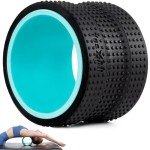 YES4ALL 500 Lbs Spinal Wheel Foam Roller, Yoga Wheel for Back Pain & Stretching, Massage Trigger Points for Back, Hip, Neck