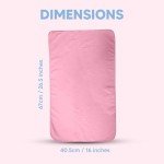 Wellrox Microfiber Hand Towel- Absorbent Sweat Towels, Workout Towels for Women- Yoga Mat Towel for Pilates, Hot Yoga, Gym Workouts (PINK)