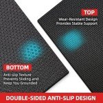 GymCope Extra Large Yoga Mat, 10'x6'/9'x6'/8'x6'/7'x5'/6'x4' (8MM) Wide Workout Mat for Women and Men, Thick Yoga Mats Ideal for Home Yoga, Pilates, Fitness, Exercise, Gym Mat for Barefoot Use