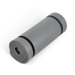 CAP High Density Exercise Mat with strap, 74"x24"x1" - Gray