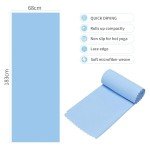 MOONSMILE 2 Pack Hot Yoga Towels for Hot Yoga Non Slip,Yoga Mats Towel Microfiber Super-Absorbent, Swim,Yoga Gear,Pilates,Yoga mat Cover