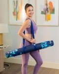 Tumaz Yoga Mat Strap [MAT NOT Included] (2 Sizes) with Extra Thick & Comfy Delicate Texture, Adjustable Yoga Mat Carrier