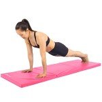 Pink Tri-Fold Folding Exercise Mat by ProsourceFit