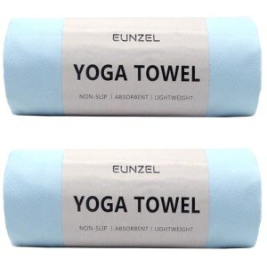 Eunzel Non-Slip Hot Yoga Microfiber Towels - 2 Pack