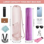Adjustable Yoga Mat Bag with Water Bottle