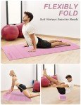 Foldable 8mm TPE Yoga Mat for Home Gym