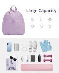 Water-Resistant Gym Bag with Yoga Mat Strap