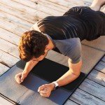 Thick Yoga Knee Pad Mat with Carry Strap