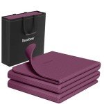Portable Non-Slip Yoga Mat with Carry Bag