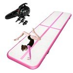ZENOVA 13ft Inflatable Gymnastics Mat with Pump