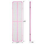 ZENOVA 13ft Inflatable Gymnastics Mat with Pump