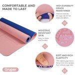 Thick Non-Slip Yoga Mat with Alignment Marks