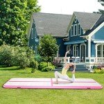 ZENOVA 13ft Inflatable Gymnastics Mat with Pump