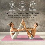 Thick Non-Slip Yoga Mat with Alignment Marks