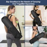 Adjustable Yoga Mat Bag with Water Bottle Pocket