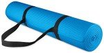 All-Purpose Non-Slip Yoga Mat with Strap, Blue