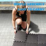 Interlocking EVA Foam Exercise Mat Tiles - 20 SQ.FT
