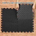 Interlocking EVA Foam Exercise Mat Tiles - 20 SQ.FT