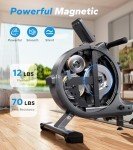 Merach Magnetic Rowing Machine with LCD Monitor