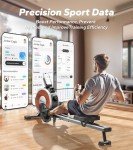 Merach Magnetic Rowing Machine with LCD Monitor