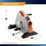 Marcy Portable Mini Cardio Cycle for Home Gym