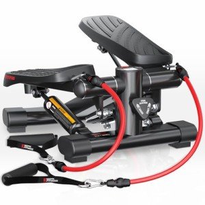 KeppiFitness Mini Stair Stepper with Resistance Bands
