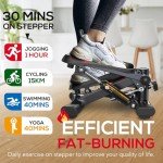 KeppiFitness Mini Stair Stepper with Resistance Bands