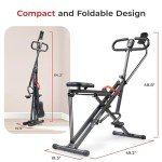 Sunny Health & Fitness Upright Row-N-Ride Trainer