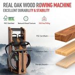 JOROTO Oak Home Rowing Machine