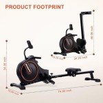 ECHANFIT Compact Rowing Machine for Home Workouts