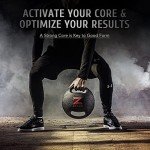 ZELUS Black Double Grip Medicine Ball 20 lbs