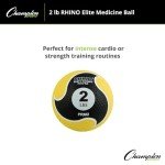 Rhino Elite 2-Pound Medicine Ball - Yellow