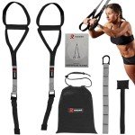 Adjustable Suspension Trainer and Straps for Workouts