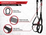 Adjustable Suspension Trainer and Straps for Workouts