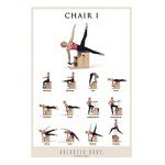 Chair Exercise Poster for Home Workouts