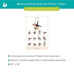 Chair Exercise Poster for Home Workouts