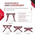 Adjustable Stamina X Plyo Box for Home Workouts