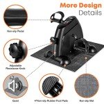 AGM Mini Under Desk Exercise Bike with LCD