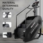 RIOWLAU Stepper Machine, Stair Stepper with LED Screen, Commercial Grade Stair Climber Exercise Machine,15 Speed Levels Stepping Machine for Cardio and Lower Body Workouts,375LBS, 15-164 Steps/Minute