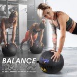 Yes4All Wall Ball - Soft Medicine Ball/Wall Medicine Ball for Full Body Workout and Strength Exercise 12 LB