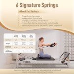 Faittd Aluminium Pilates Reformer,Pilates Reformer Equipment with Reformer Accessories, Reformer Box, Padded Jump Board, Reformer Pilates Machine for Home Workouts