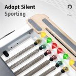 Faittd Aluminium Pilates Reformer,Pilates Reformer Equipment with Reformer Accessories, Reformer Box, Padded Jump Board, Reformer Pilates Machine for Home Workouts