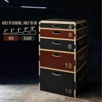 Yes4All Stackable Wooden Plyo Box, Plyometric Box with Anti-Slip Surface for Home Gym & Outdoor Workout - Black - 4", C756