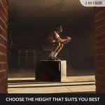 RitFit 3 in 1 Extra Firm Soft Plyo Box 440lb Weight Capacity 30”x 24”x 20”-B Large