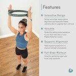 Balanced Body Flex Ring Toner, Workout Hoop with Standard Handles, Pilates Workout Equipment, Pilates Ring Circle for Home Gym or Studio Use