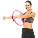 Pro Impact Pilates Ring Fitness Circle Exercise Resistance Equipment for Body Sculpting, Yoga Training, Toning Thighs/Abs/Legs- Portable, Comfortable, Non-Slip, Colors Available