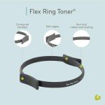 Balanced Body Flex Ring Toner, Workout Hoop with Standard Handles, Pilates Workout Equipment, Pilates Ring Circle for Home Gym or Studio Use